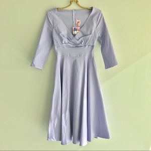 Pin-up Girl Couture Retro Lavender Dress 💕